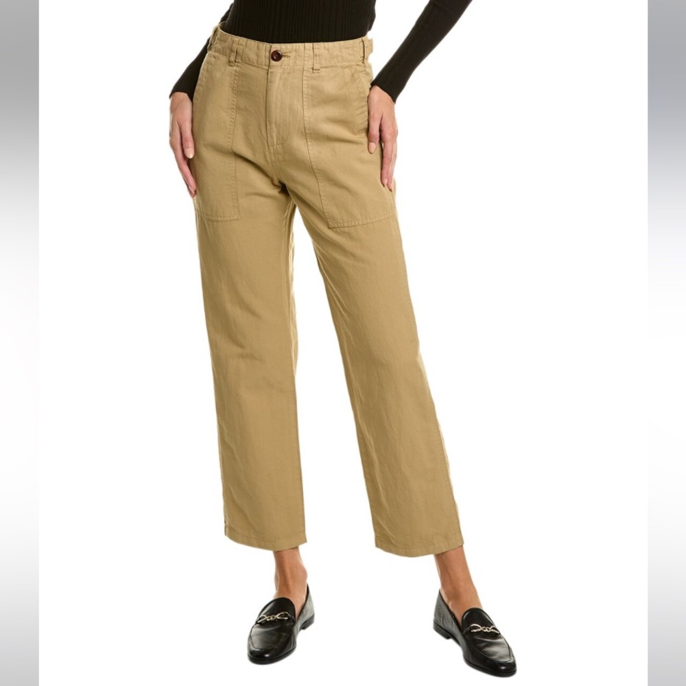 Alex Mill Neil Utility Straight Leg Linen-Blend Pant - lightly worn